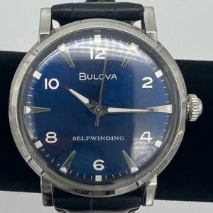 Bulova Men’s Automatic Clipper Blue Mechanical Watch - 96A242